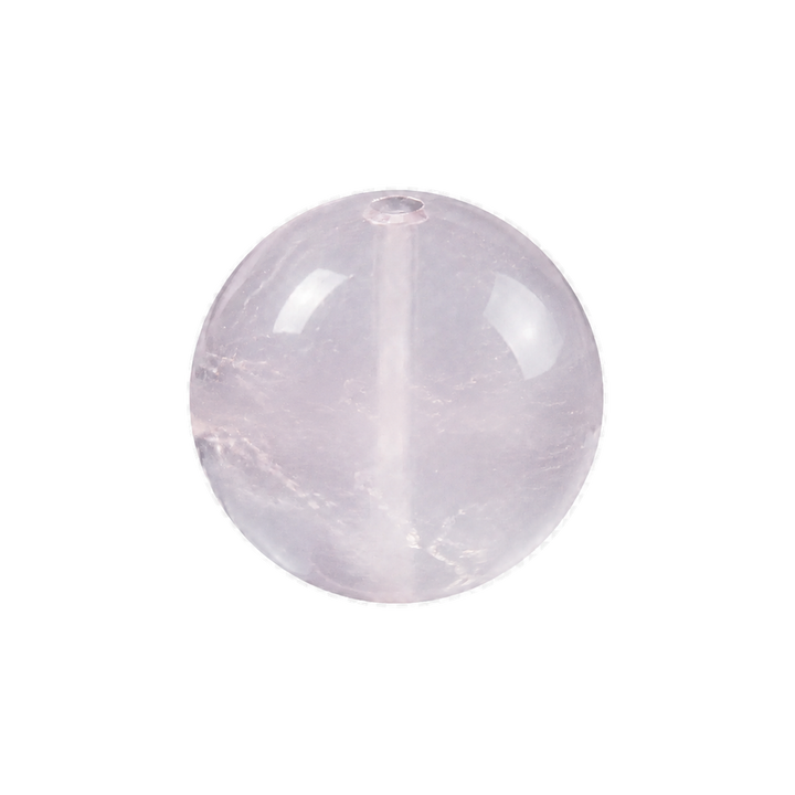 7A天然星光粉水晶｜02 珠子特寫